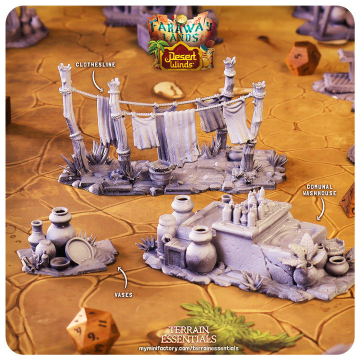 Sultans Laundry Desert Winds Terrain Set