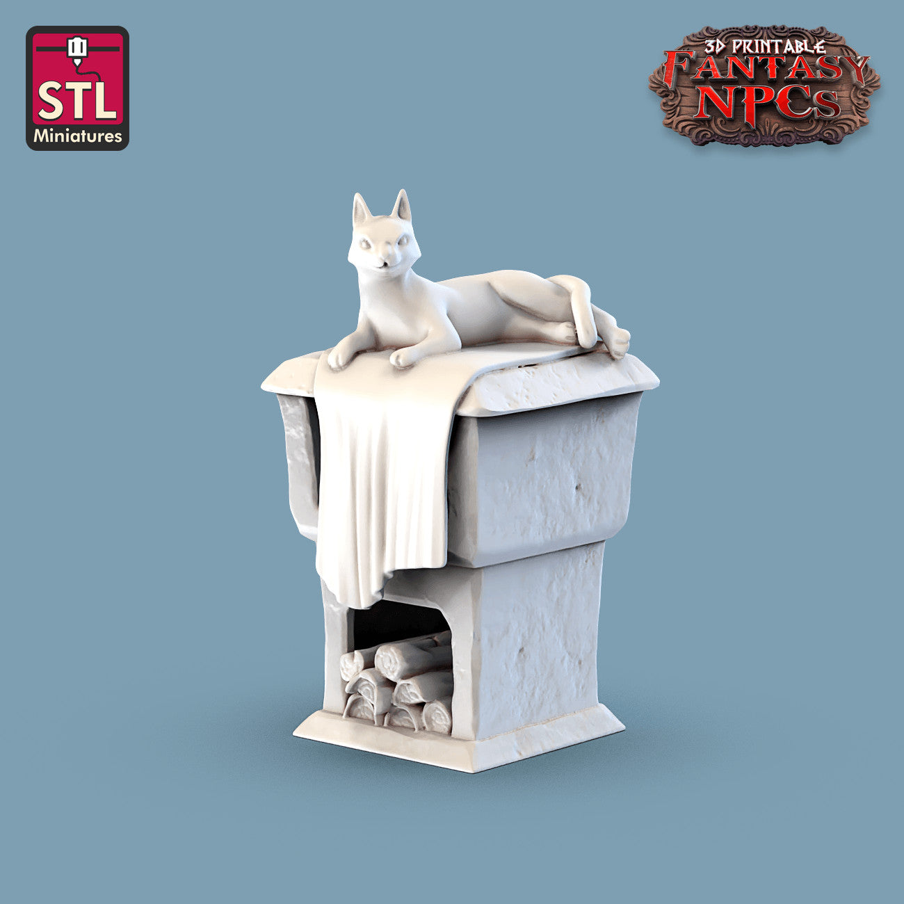 Potter wheel and oven 28mm scenery