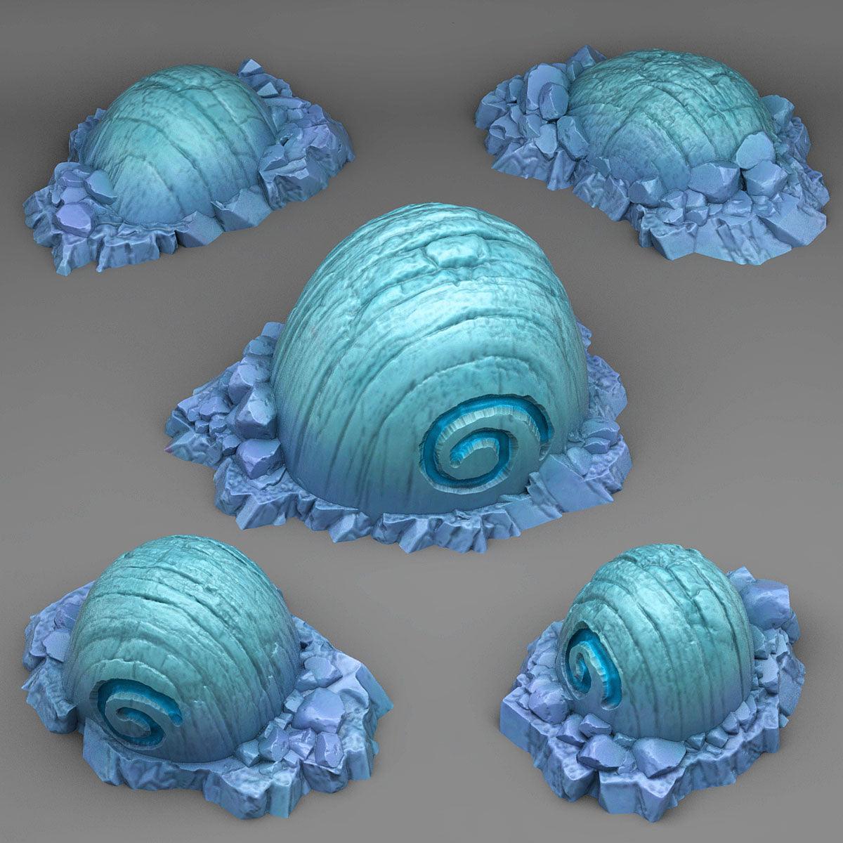 Fossilised Ice Snails