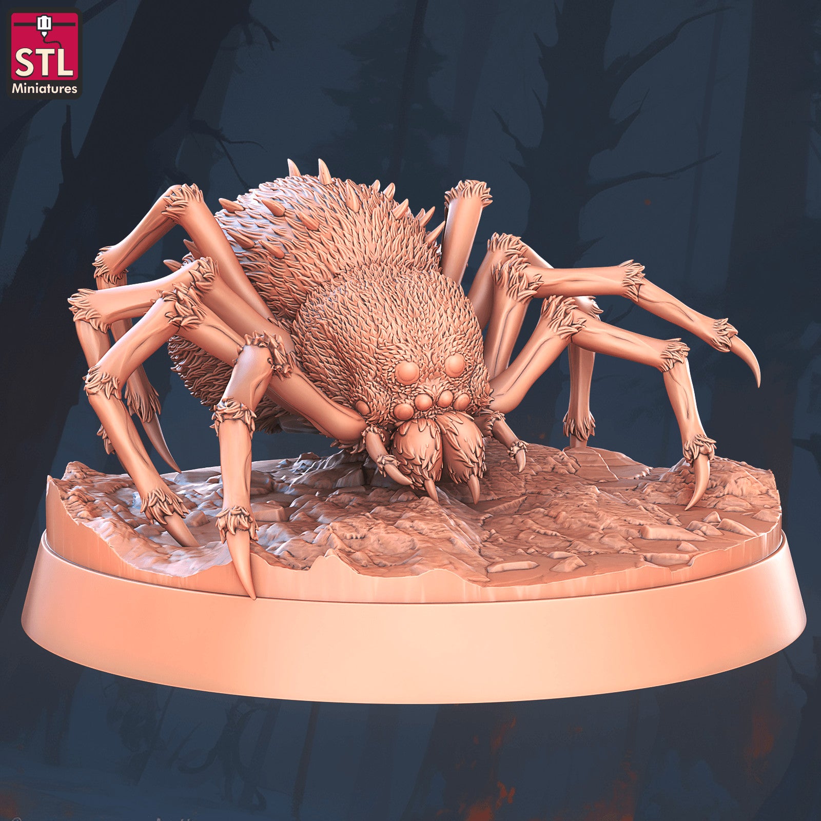 Giant spider miniature C