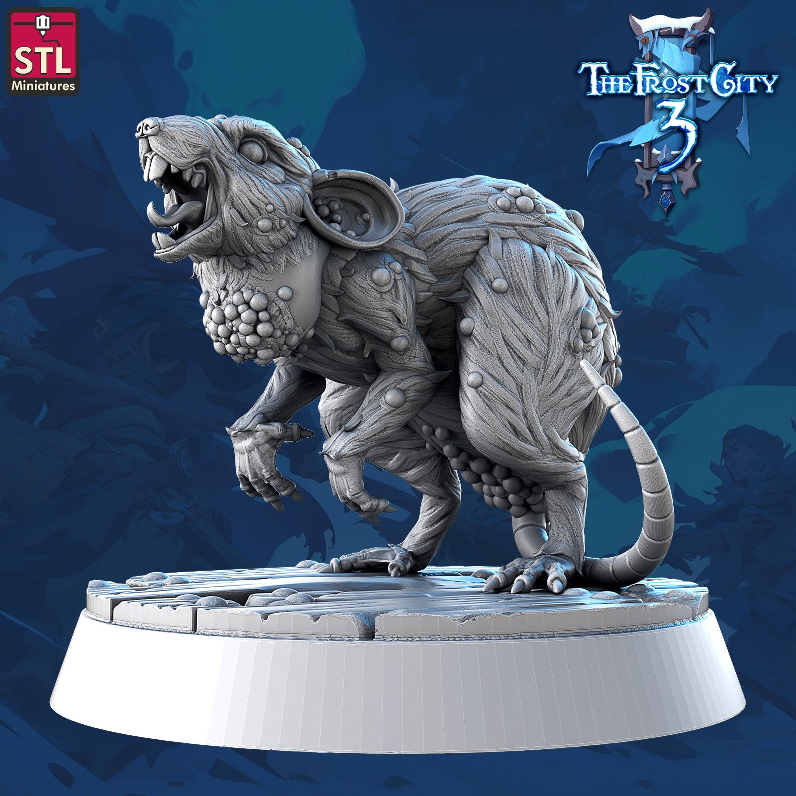 Envenomed Rat A 28mm miniature
