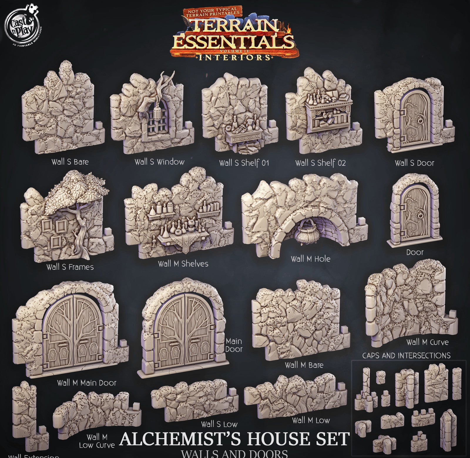 Alchemist's House Walls and Doors