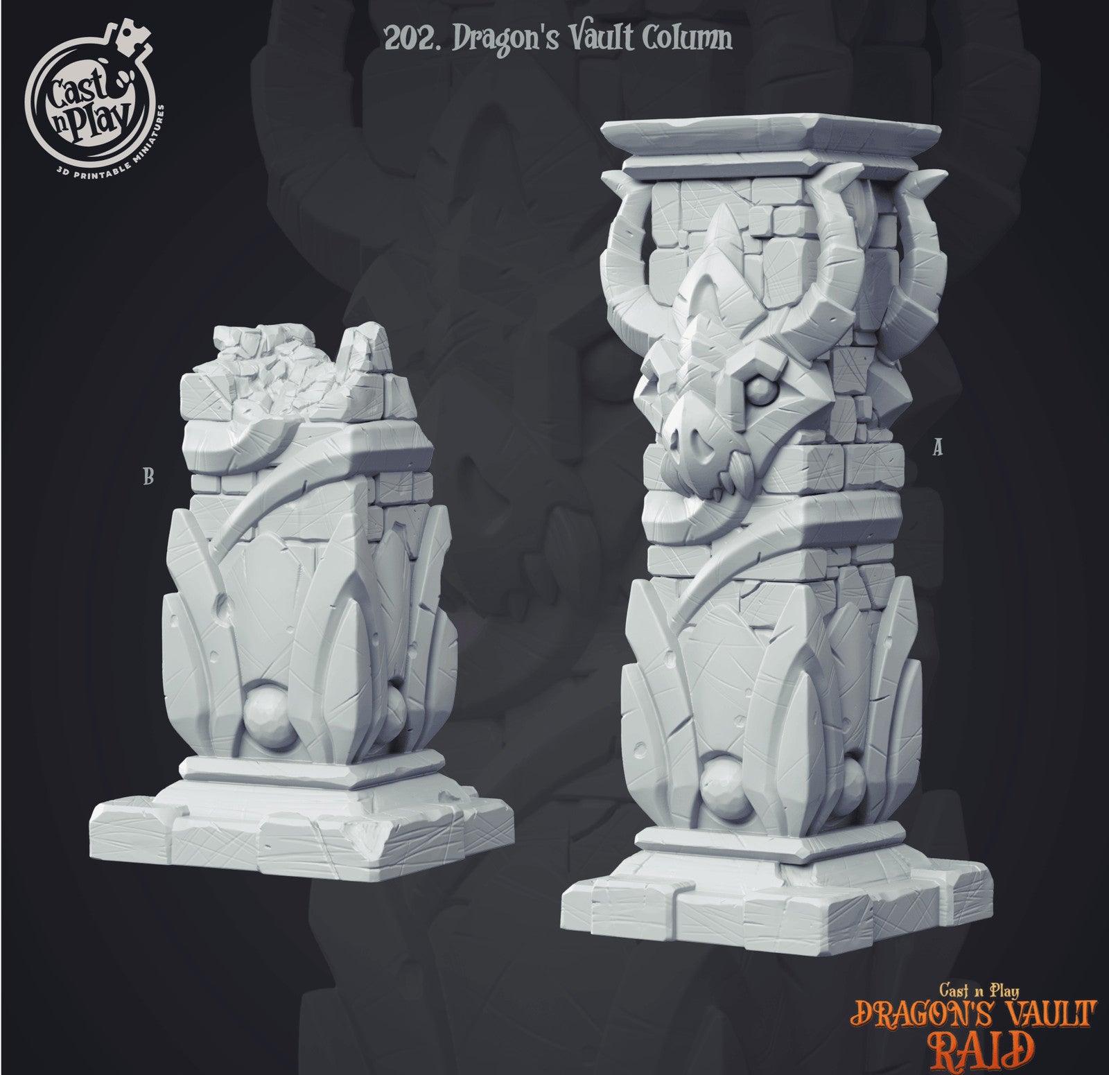 Dragon's Vault Columns – Dragon's Hoard