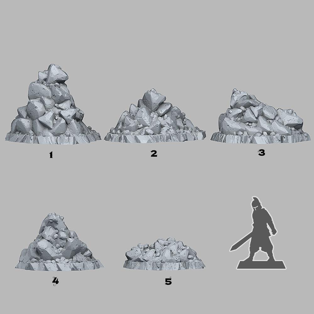 Natural Pile Of Rocks