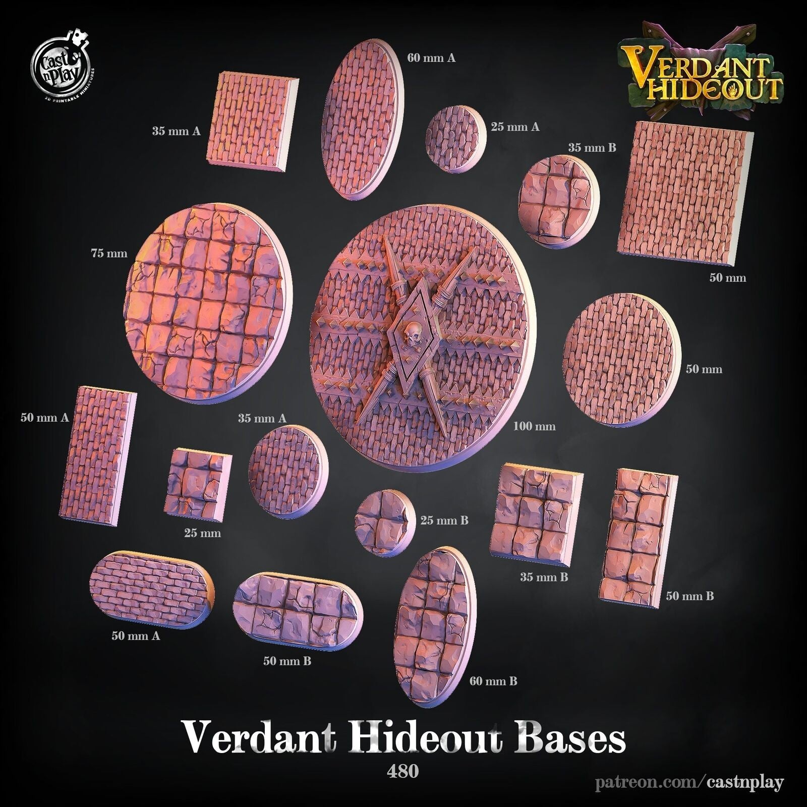 Verdant Hideout Bases Set