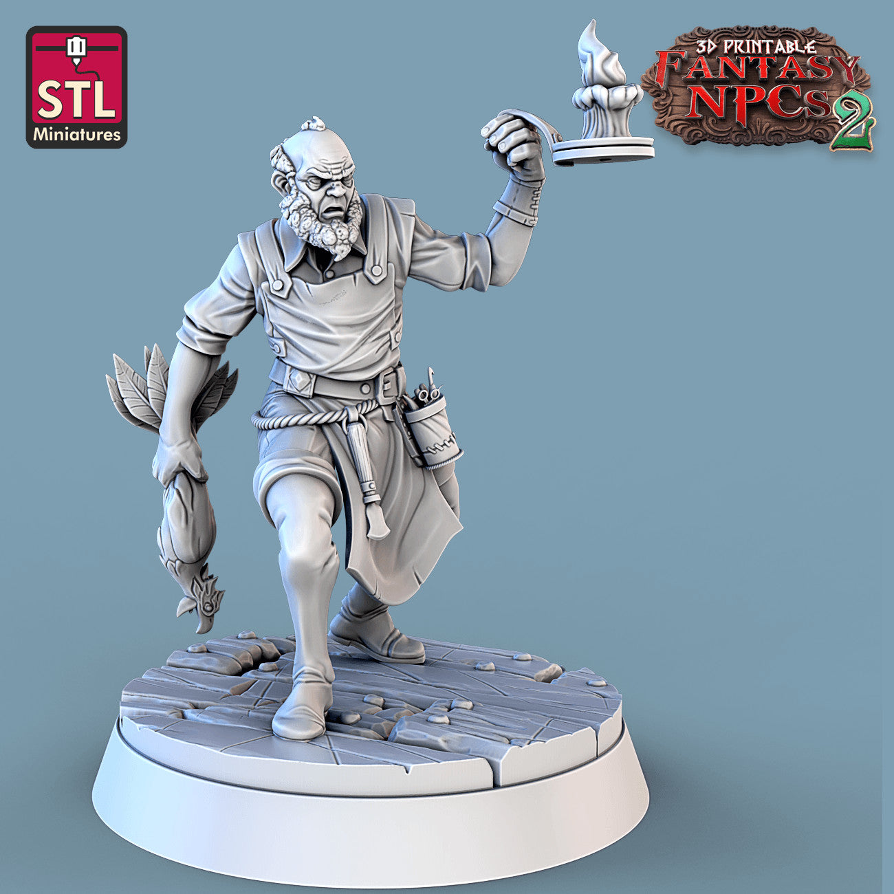 Taxidermist NPC 28mm miniature