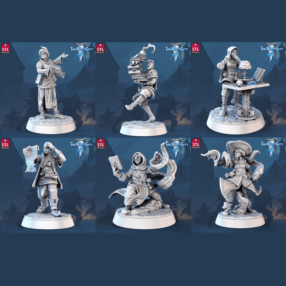 Frost City Apprentices 28mm resin miniature set