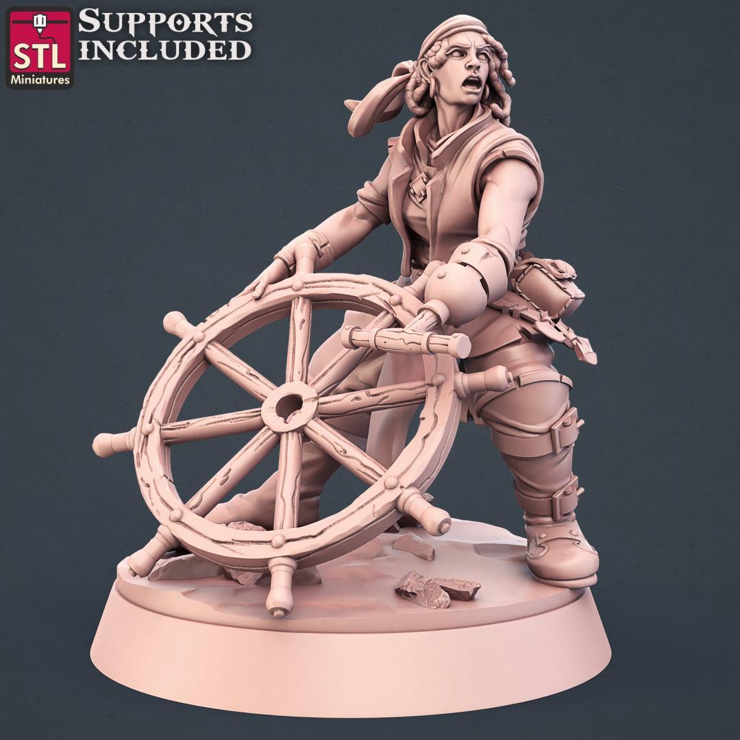 Boat workbench miniature terrain pieces