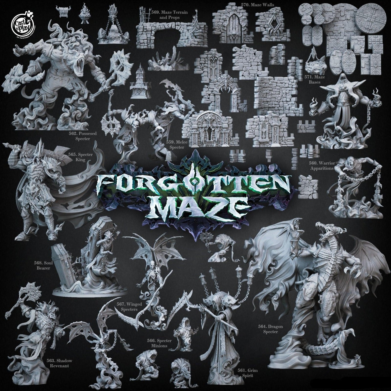 Forgotten Maze Bases Set