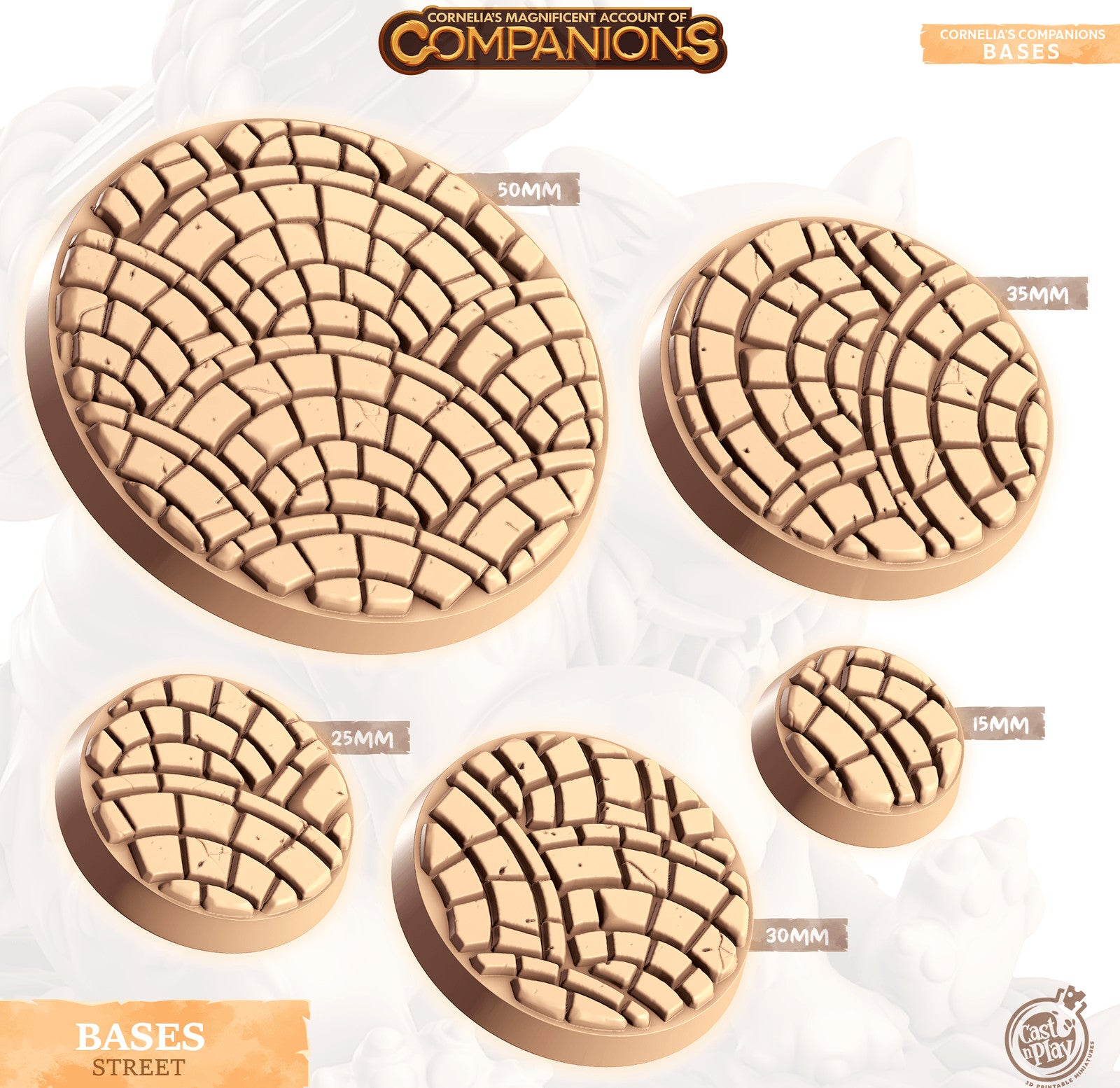 Cast n Play Street Companion's Bases Master Pack