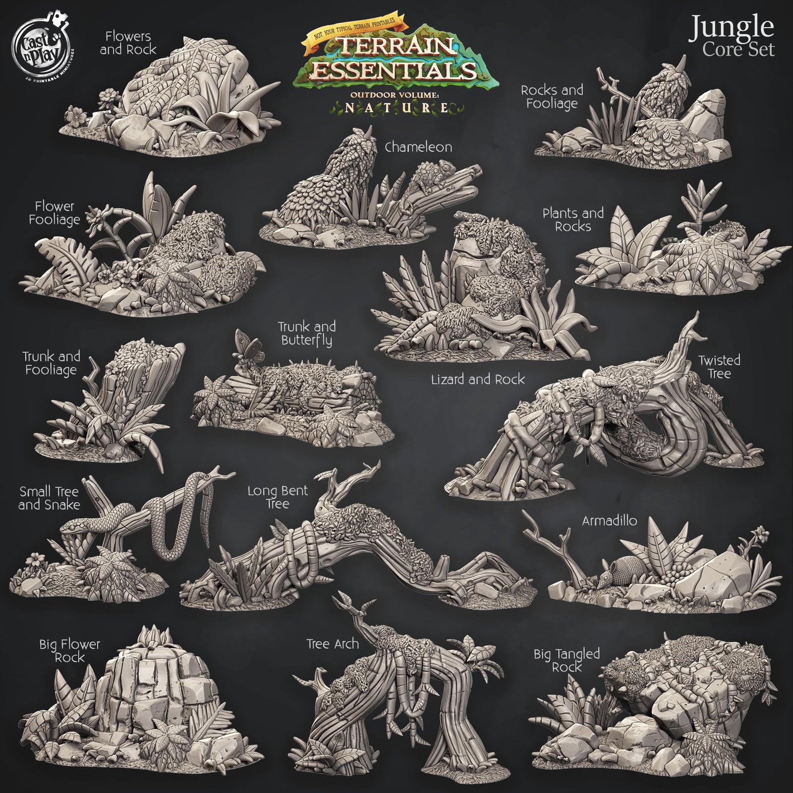Jungle Core Set Jungle Terrain Set