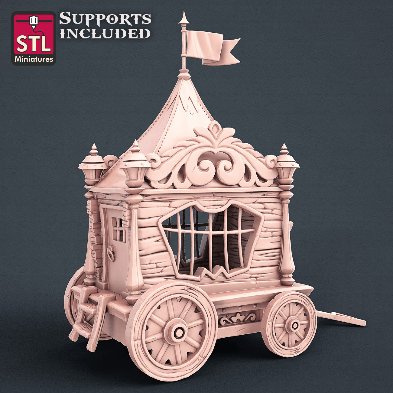 Carnival cannon terrain piece