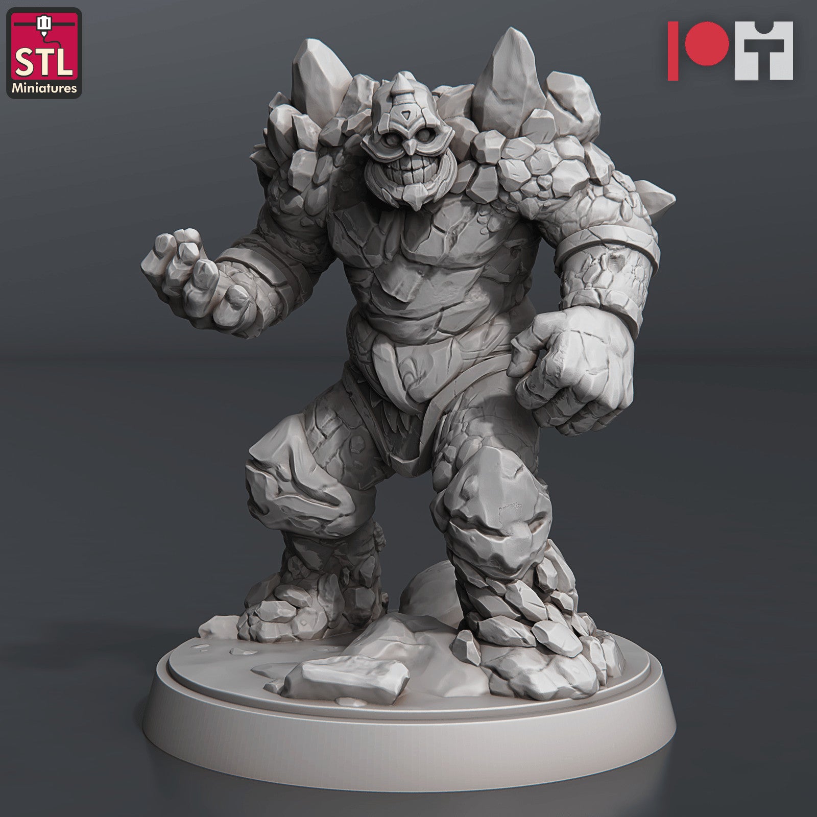 Coal Golem C 28mm miniature