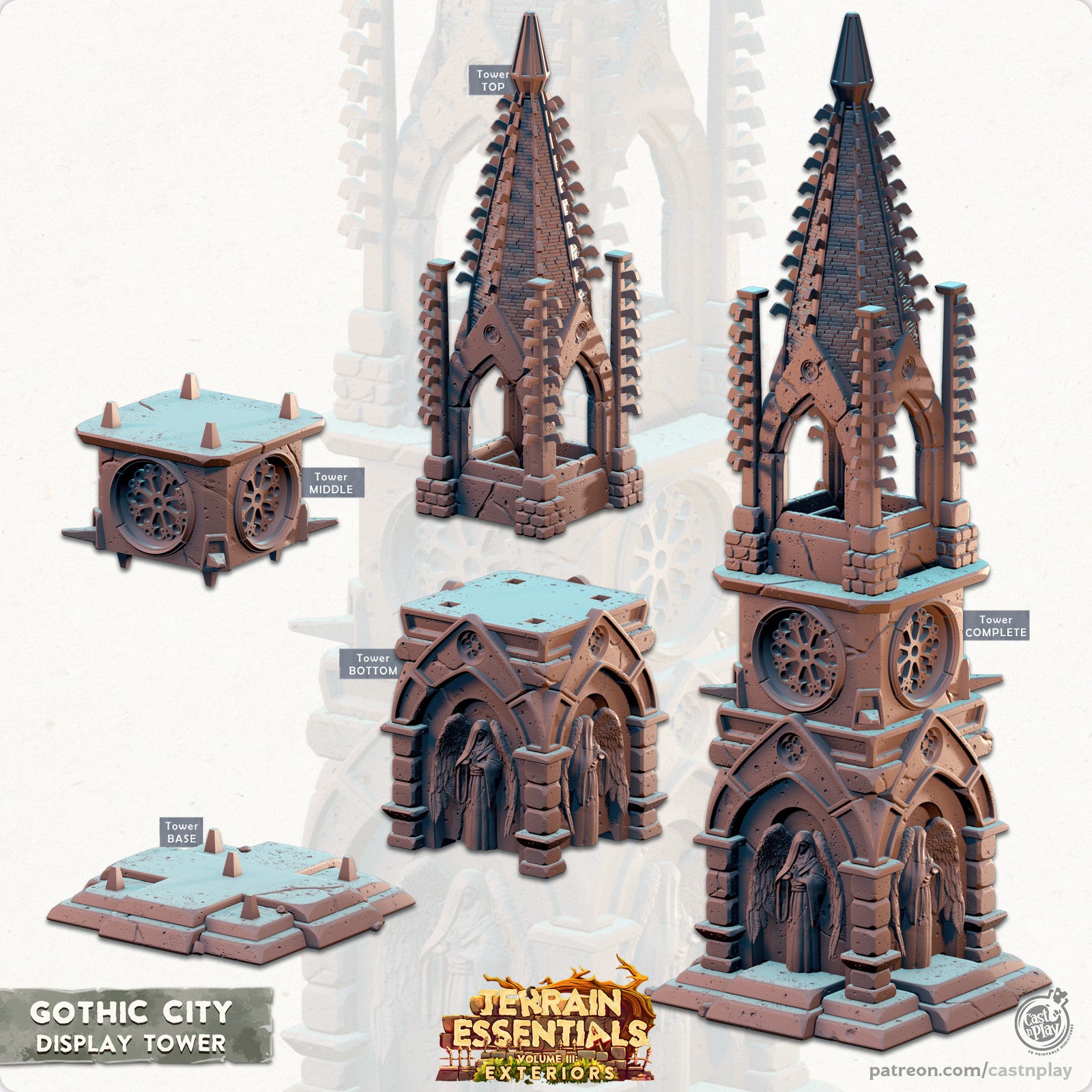 Display Tower – Gothic City Set