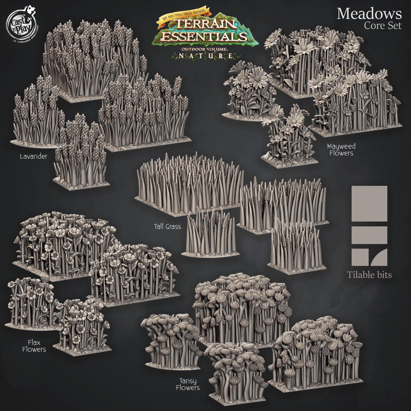 Nature Meadows and Countryside Terrain
