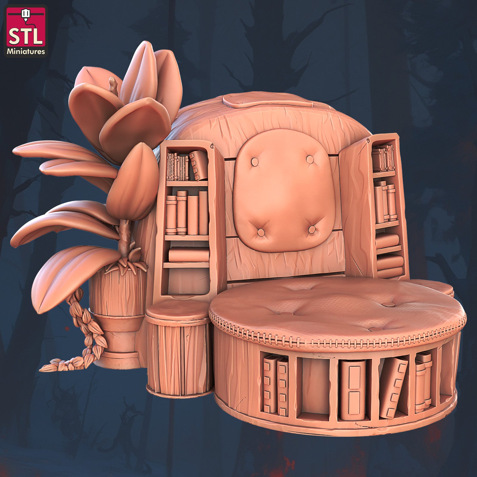 Desk with tomes 28mm scenery