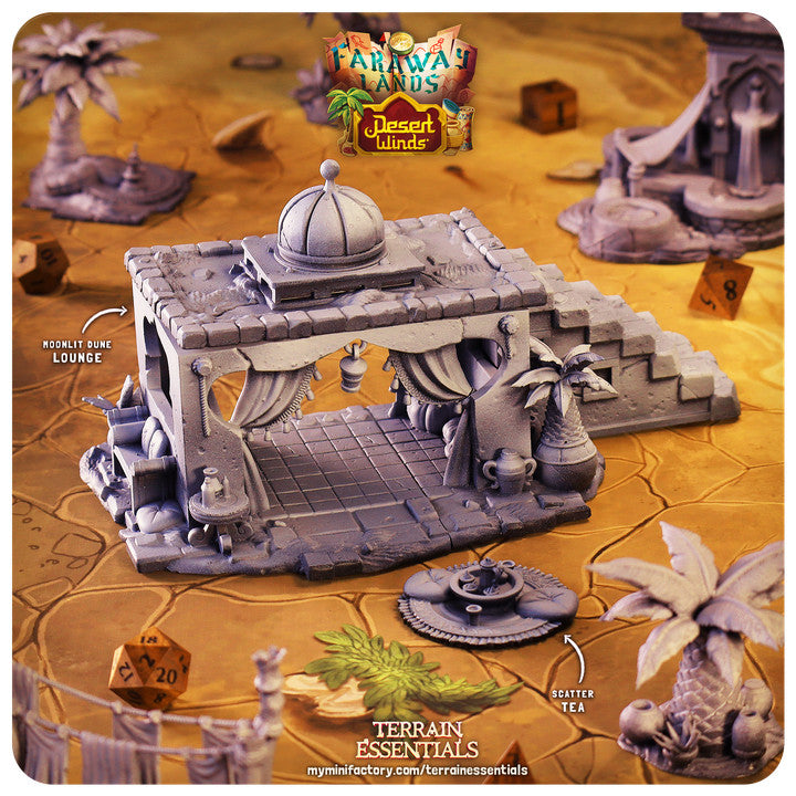 Moonlit Dune Lounge Desert Winds Terrain Set