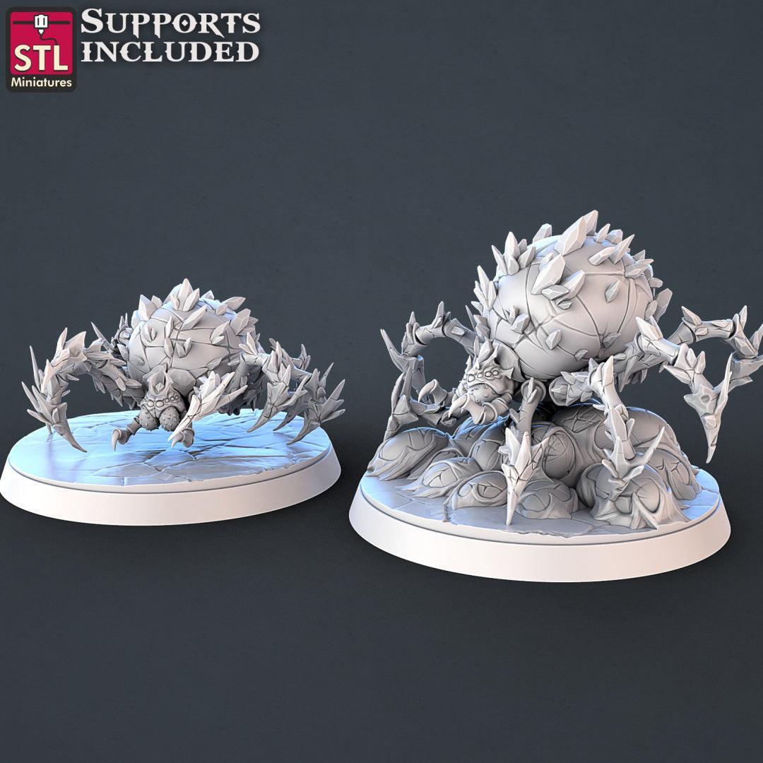 Ice Spiders 3D printed 28mm miniatures
