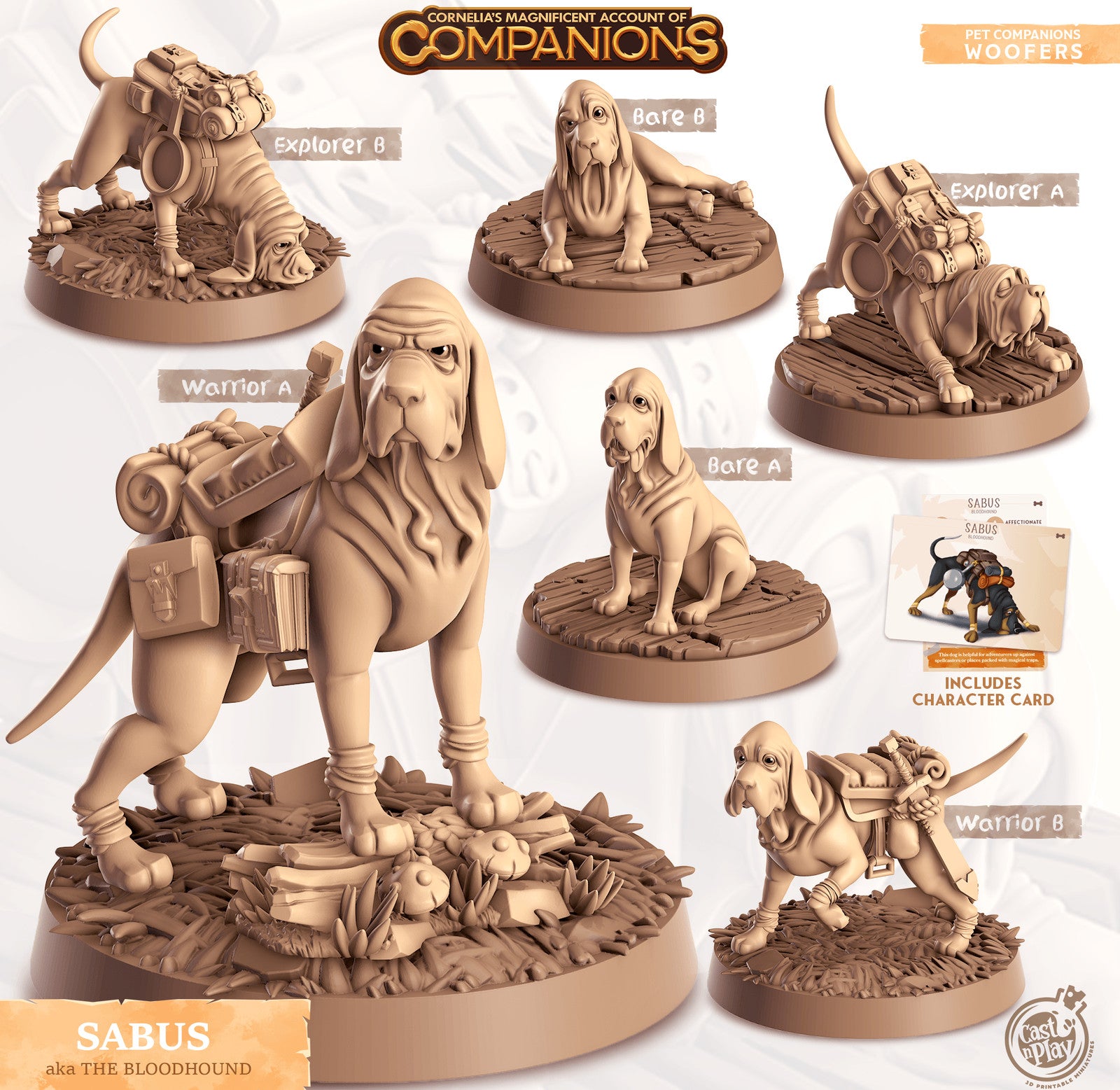 Sabus Bloodhound Companion miniature