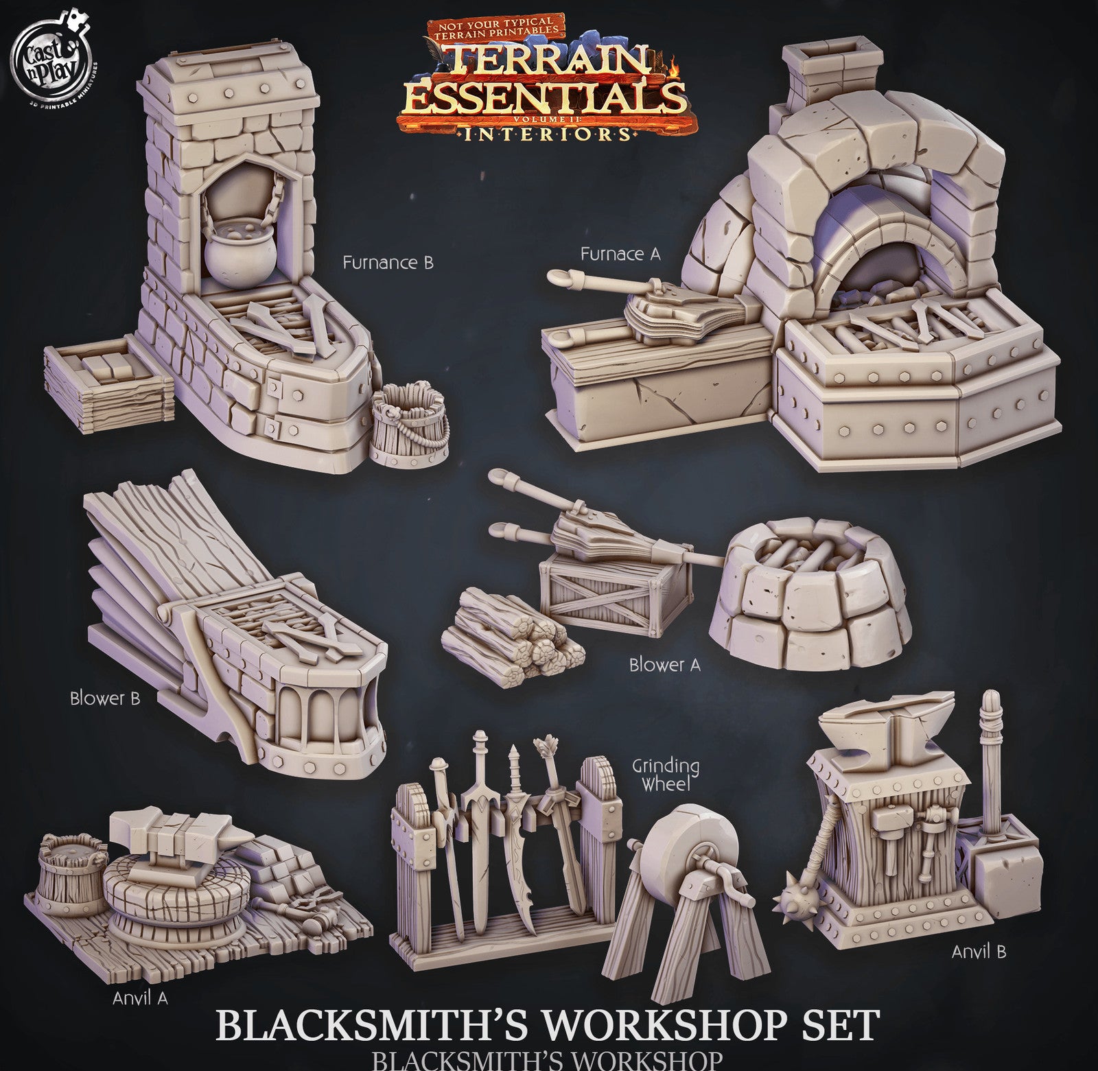 Blacksmith's Workshop Terrain Essentials