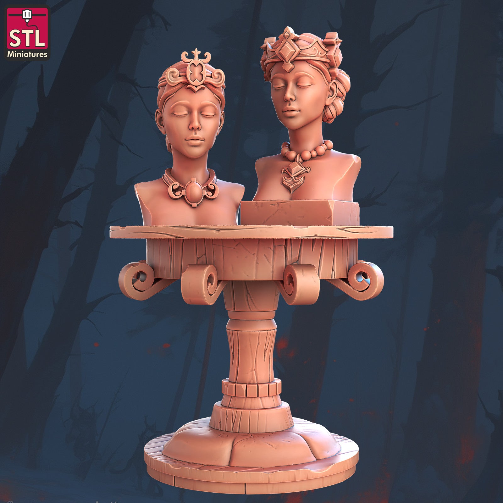 Jewelry display tables terrain pieces