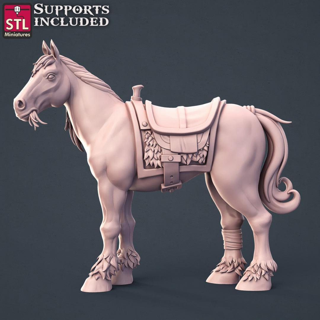Horse A 28mm miniature
