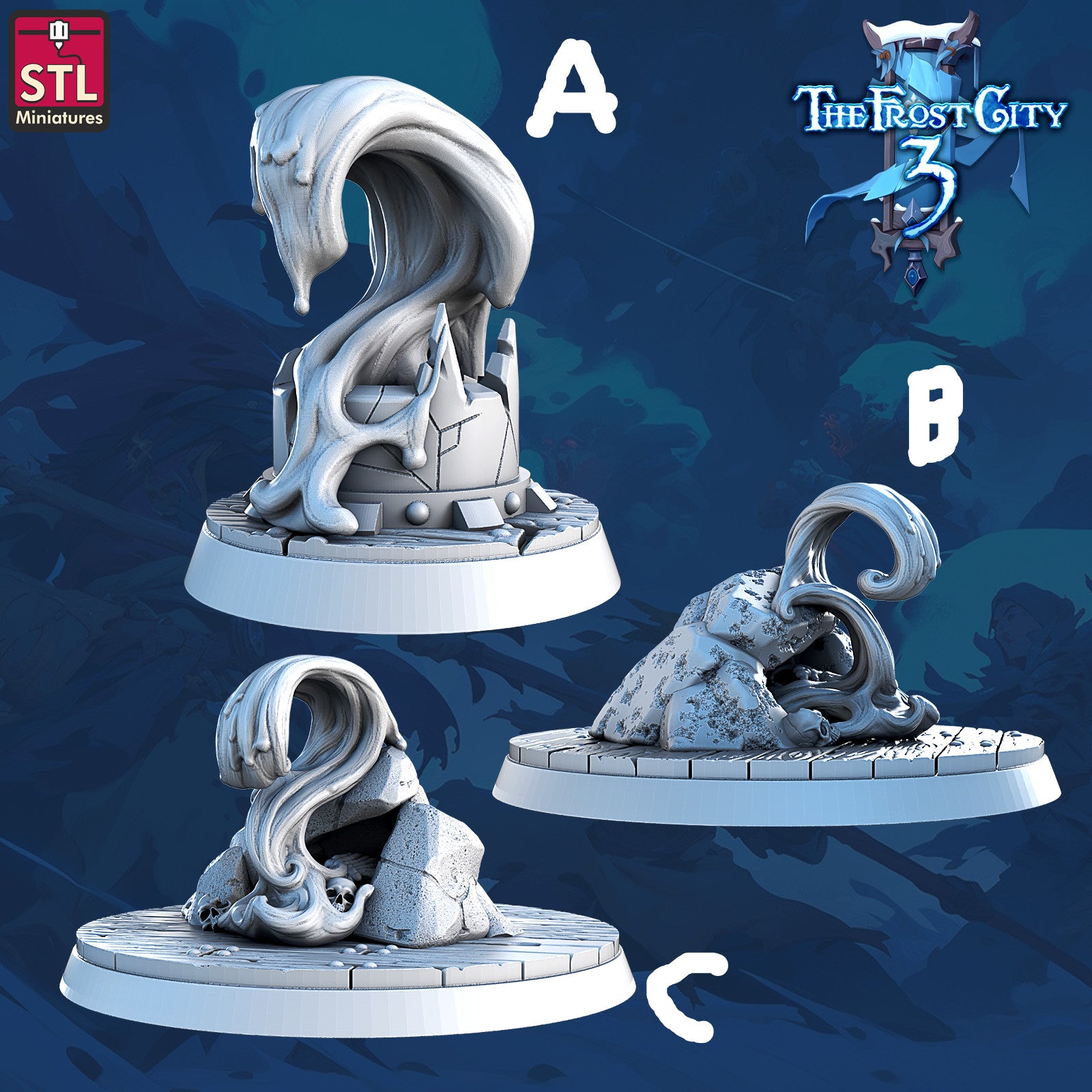 Bloodwaves 28mm resin miniature set