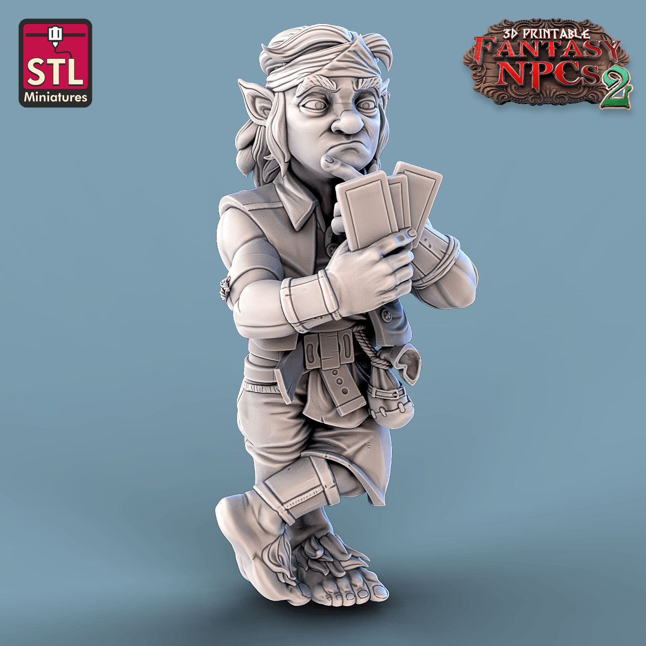 Card players group view miniatures
