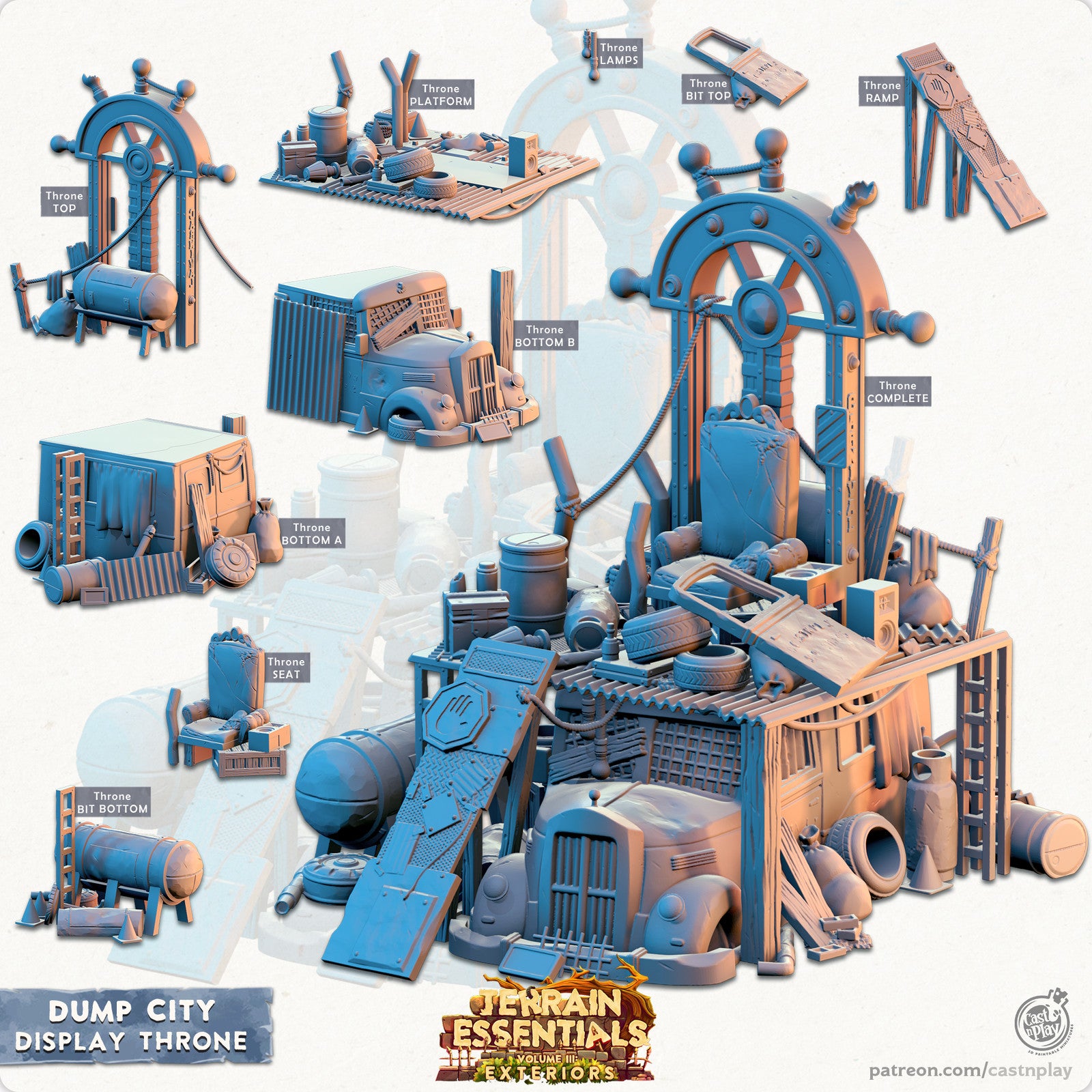 Display Throne – Dump City Set