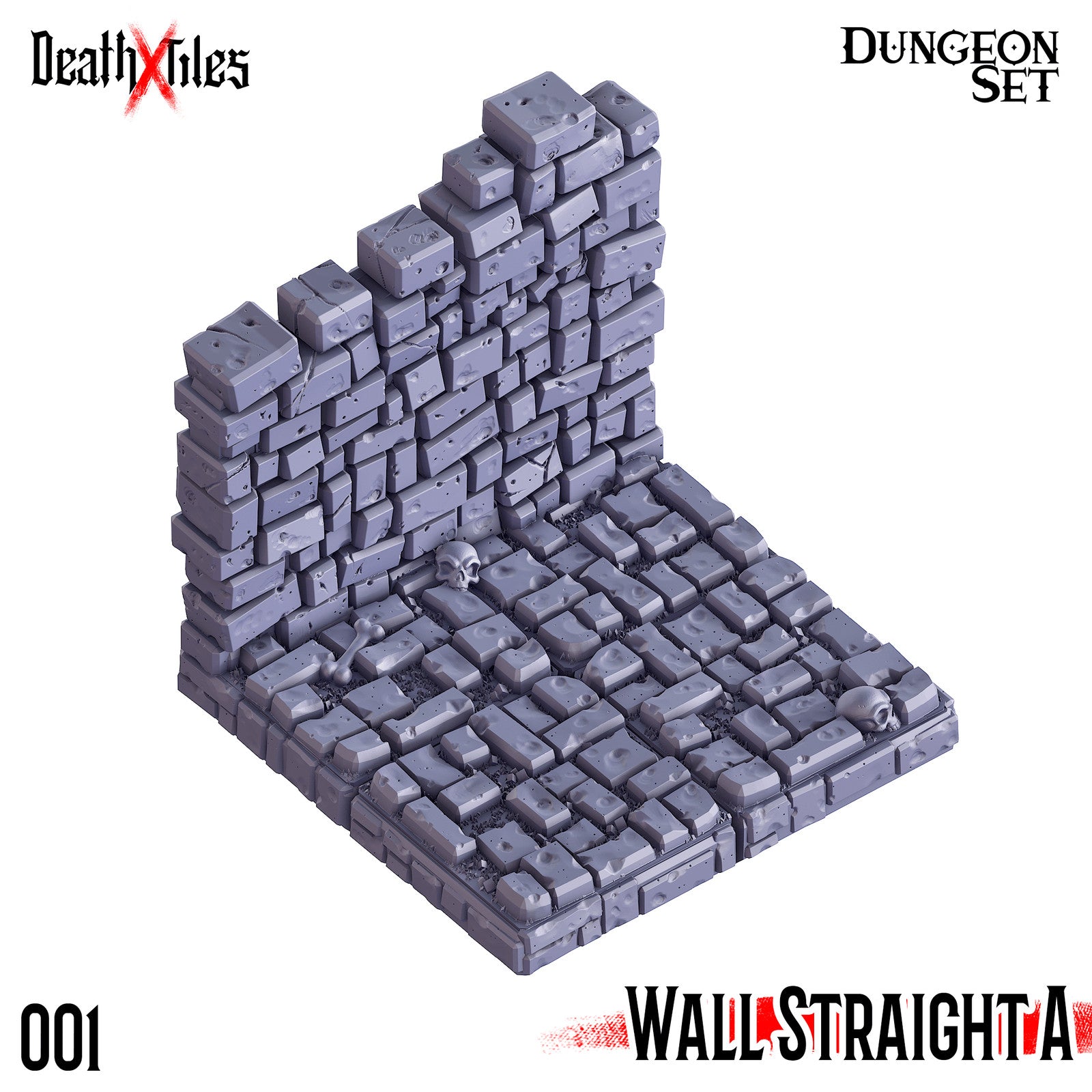 Death x Tiles - Straight Walls Set