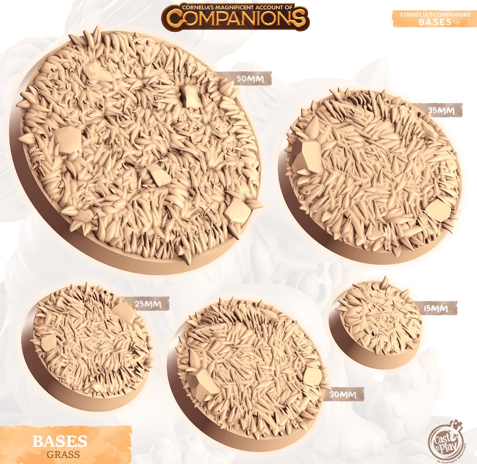 Cast n Play Grass Companion's Bases Starter Pack