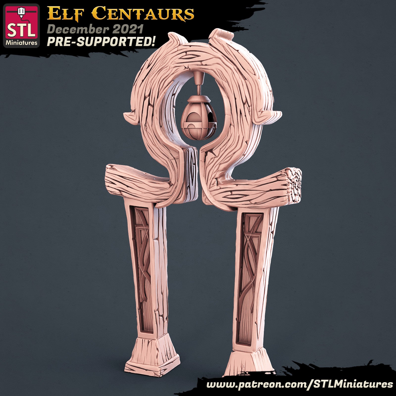 Elf centaur miniatures B and C