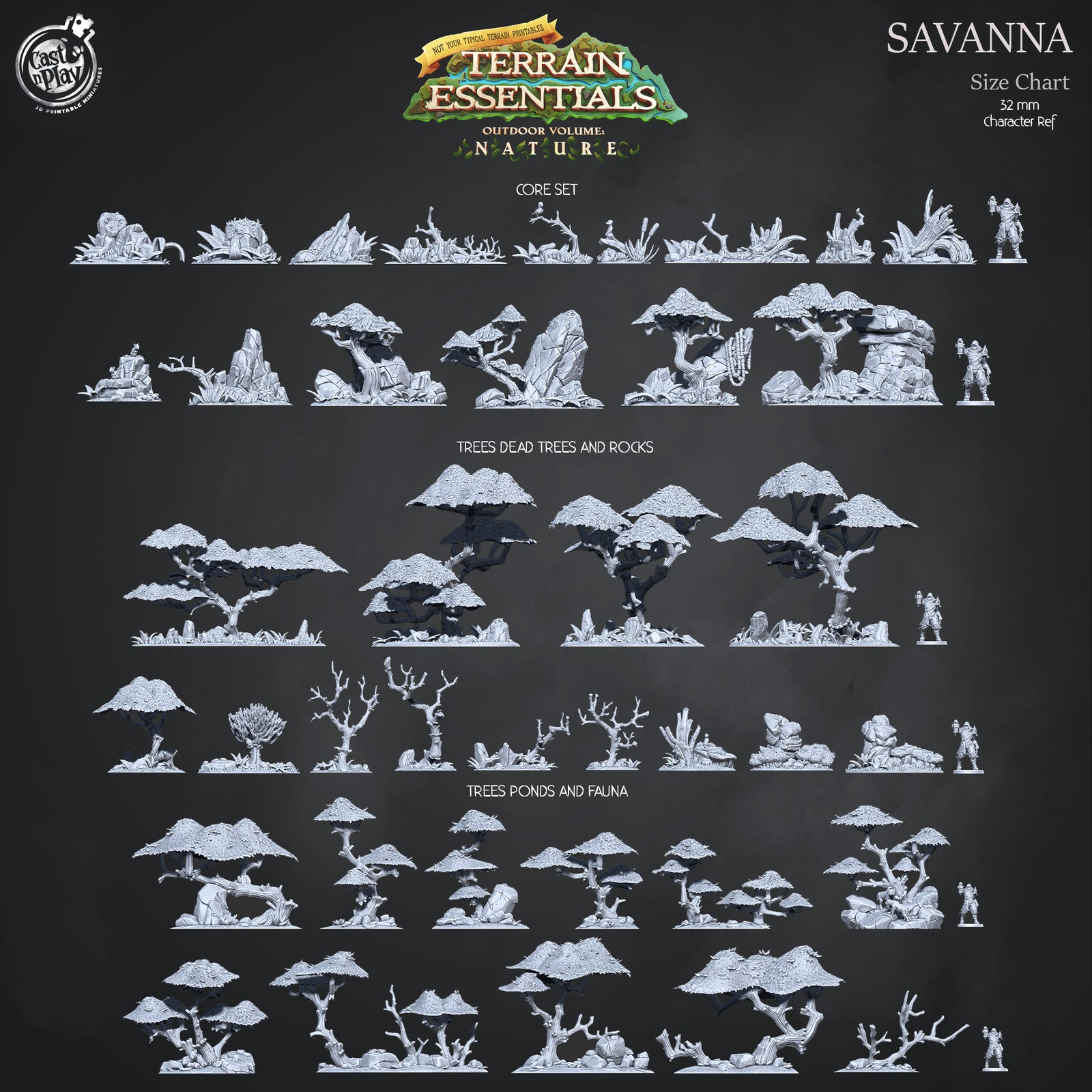 Savanna Core Set Savanna Terrain Set