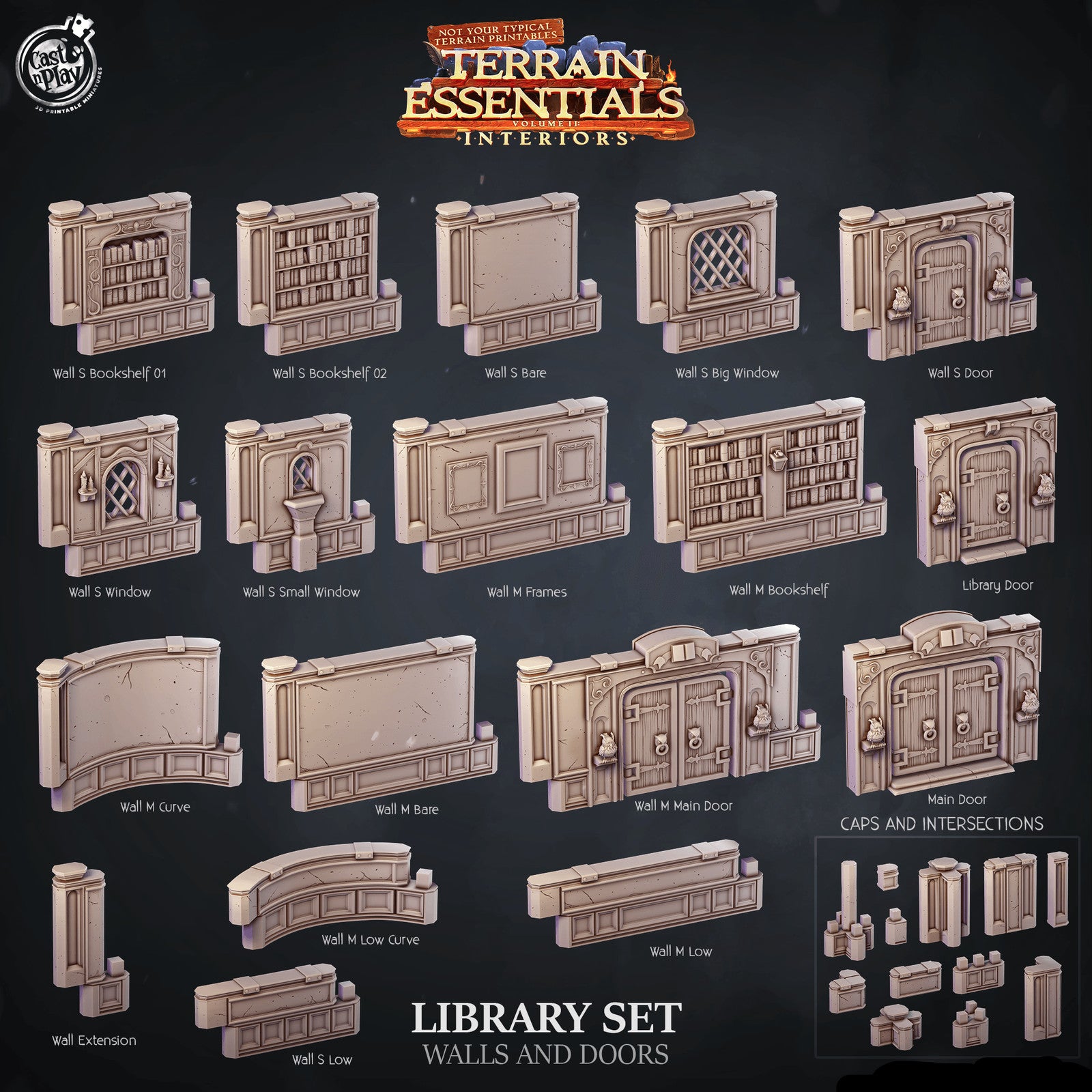 Library Walls and Doors