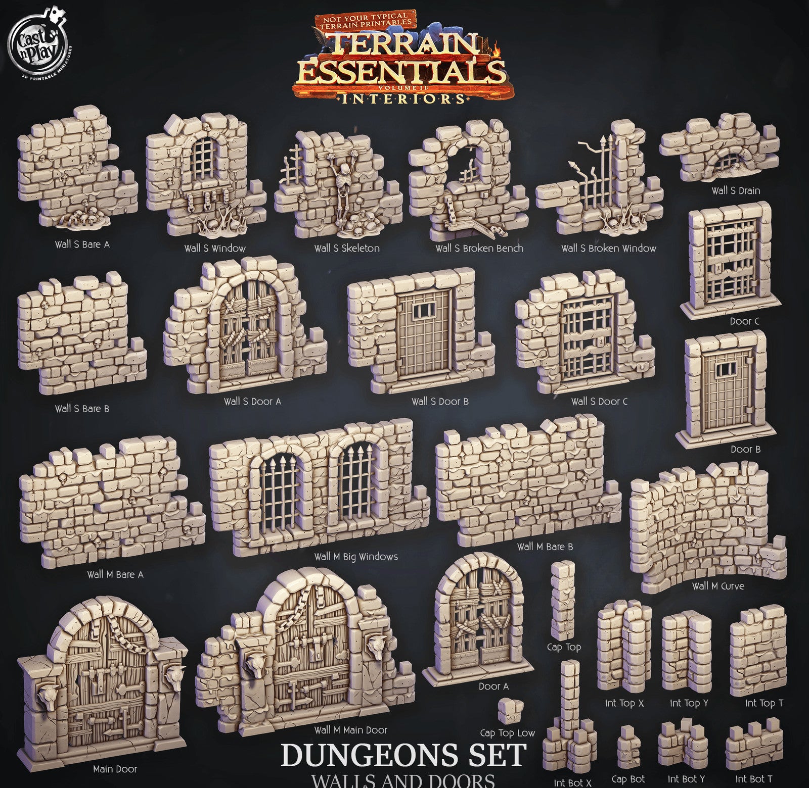 Dungeons Walls and Doors