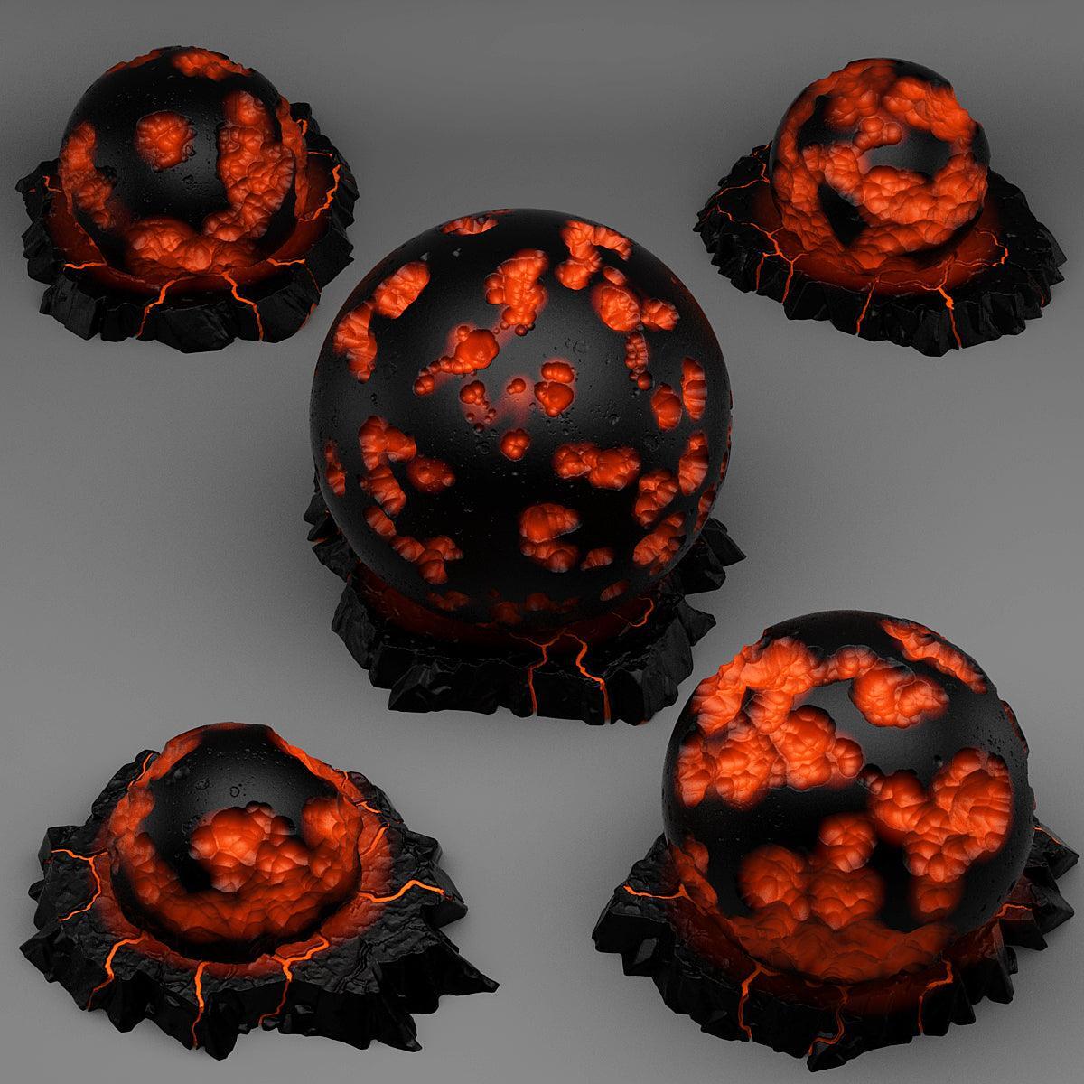 Necrotic Focus Crystals