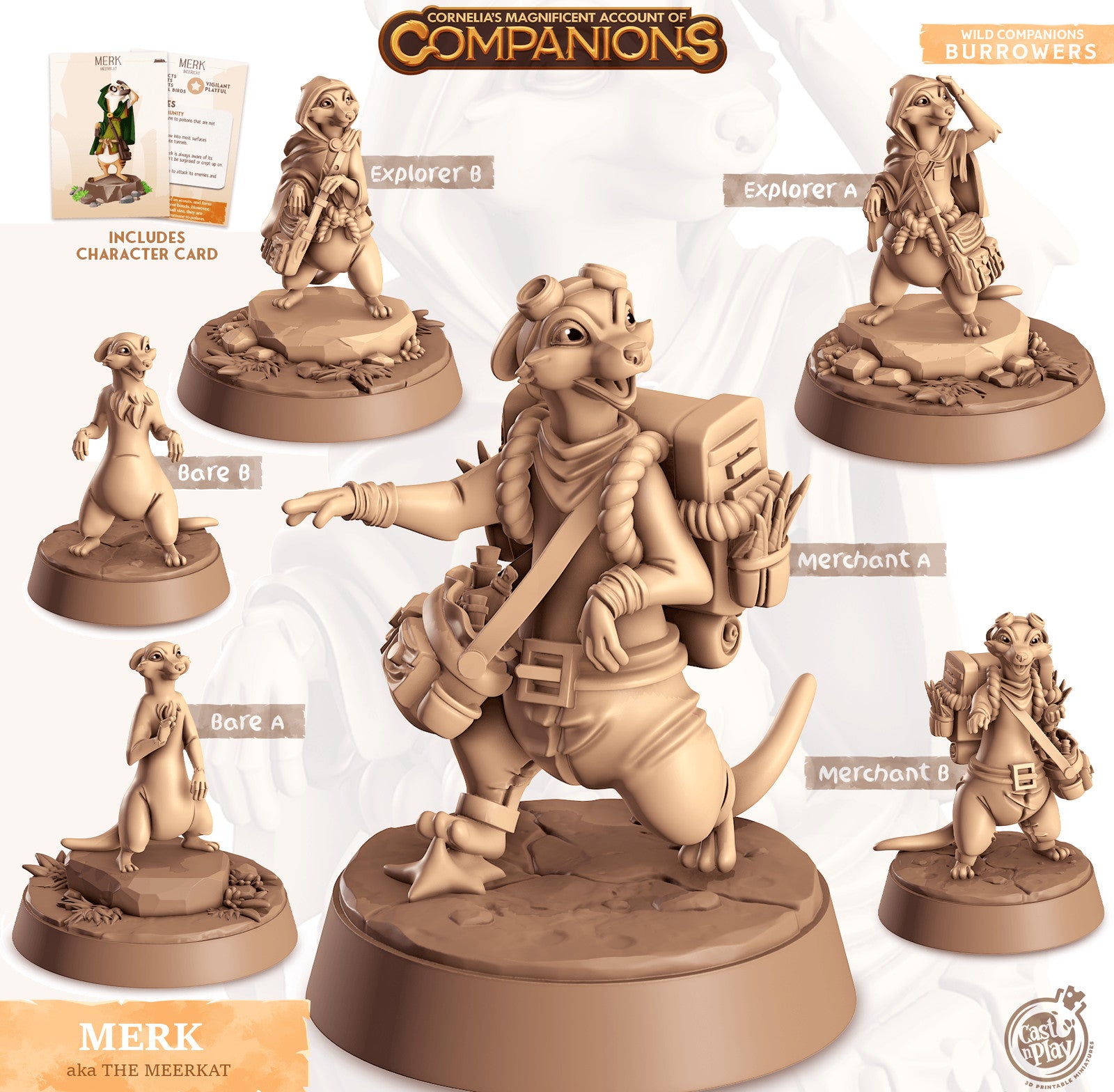 Merk Meerkat Companion miniature