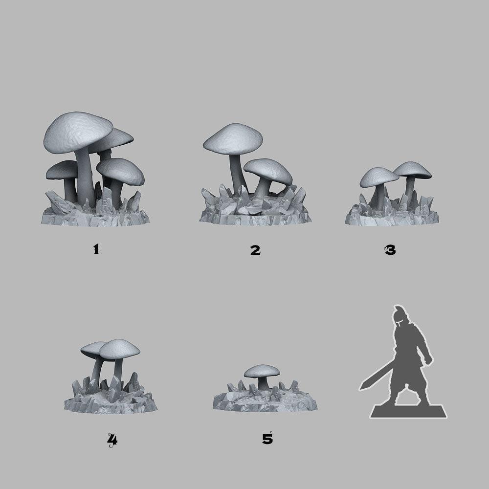 Giant Desert Mushrooms