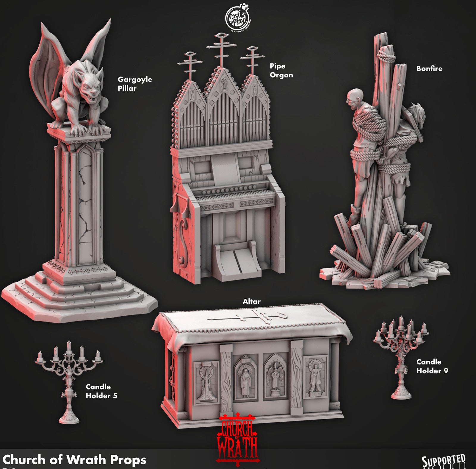 Church of Wrath Props