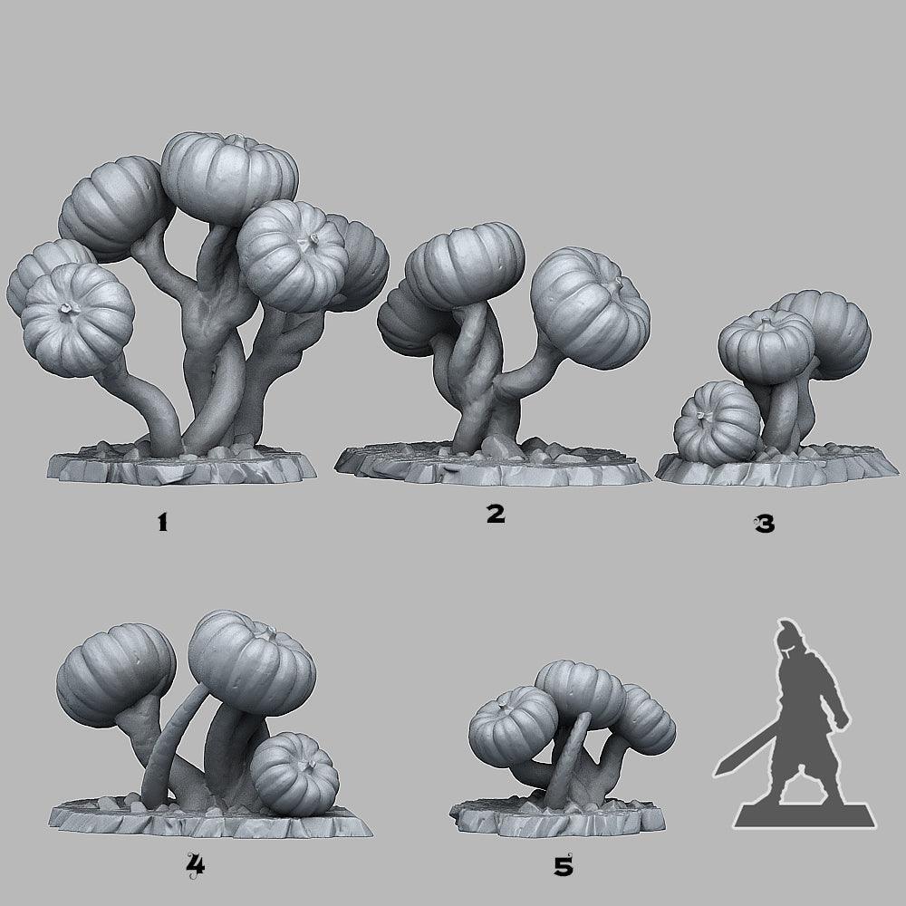 Dark Pumpkin Trees