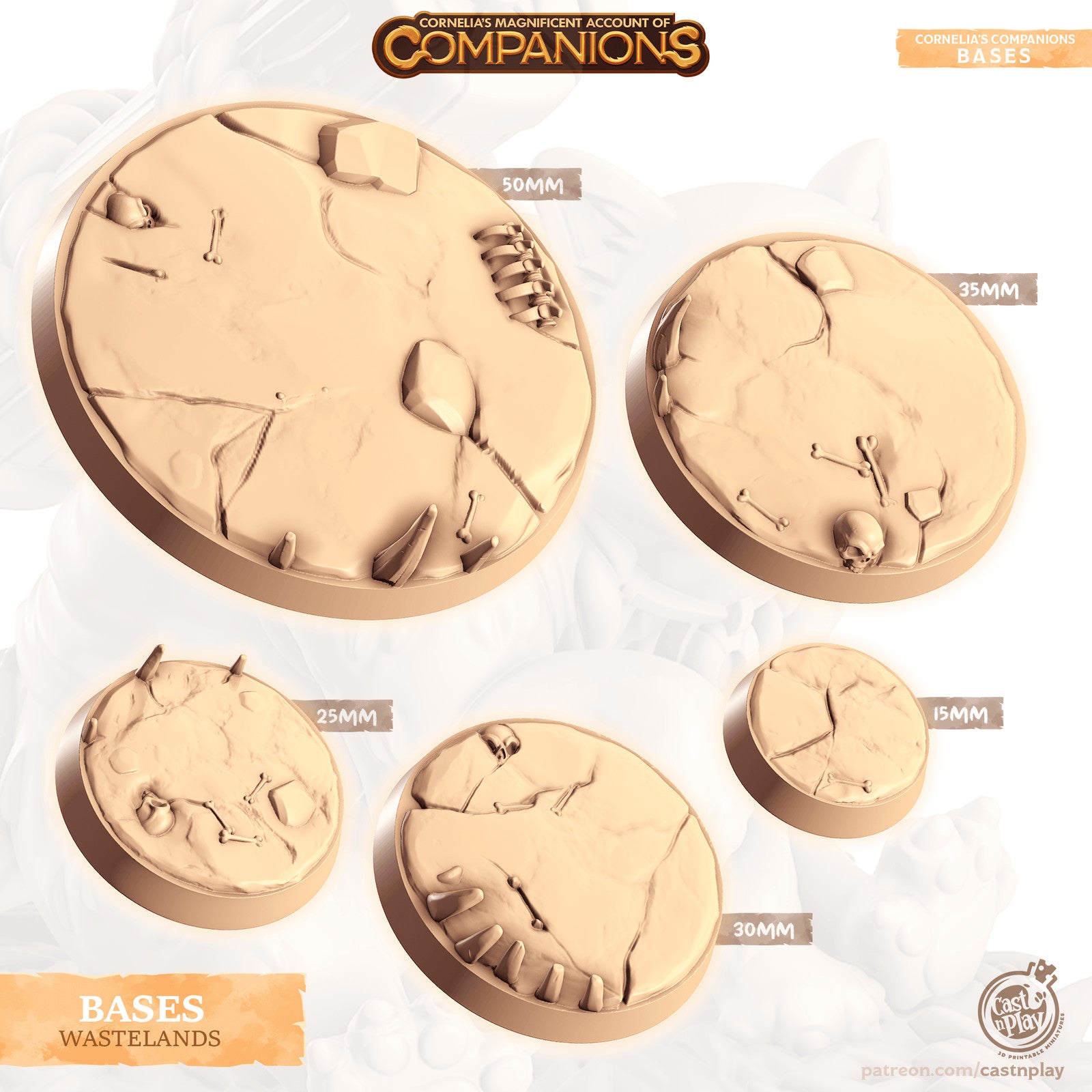 Cast n Play Wastelands Companion's Bases Master Pack