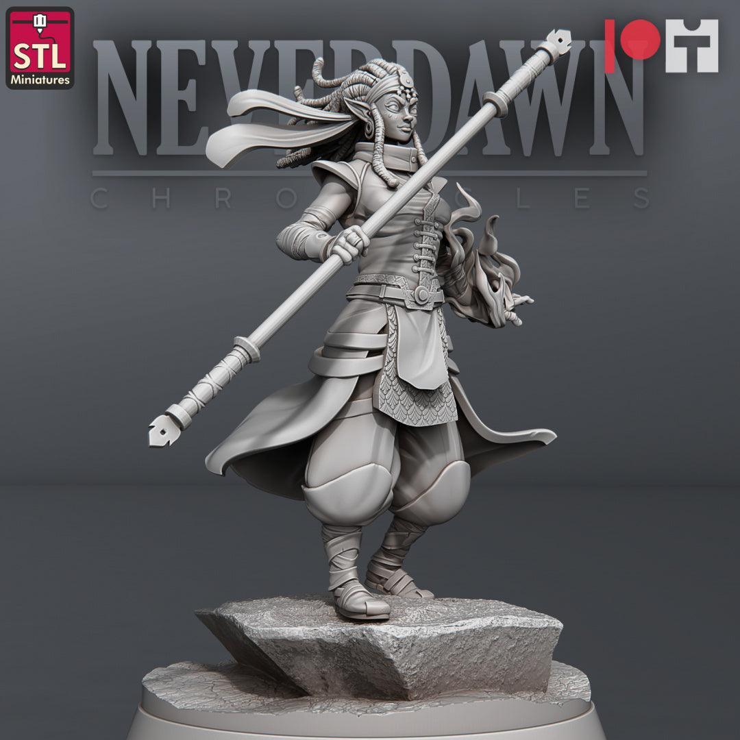 Nara Firefist 28mm miniature