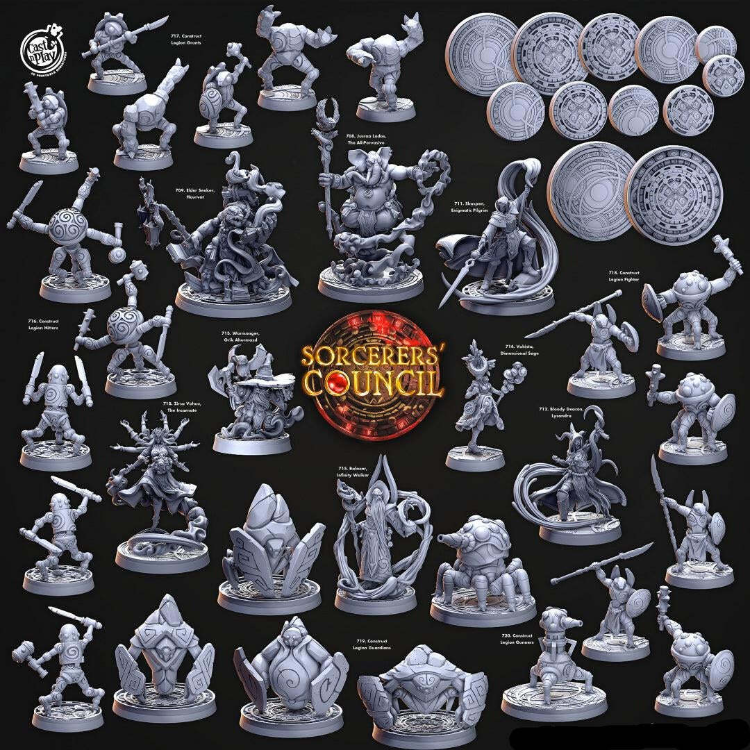 Legion Bases – Sorcerers Council Set