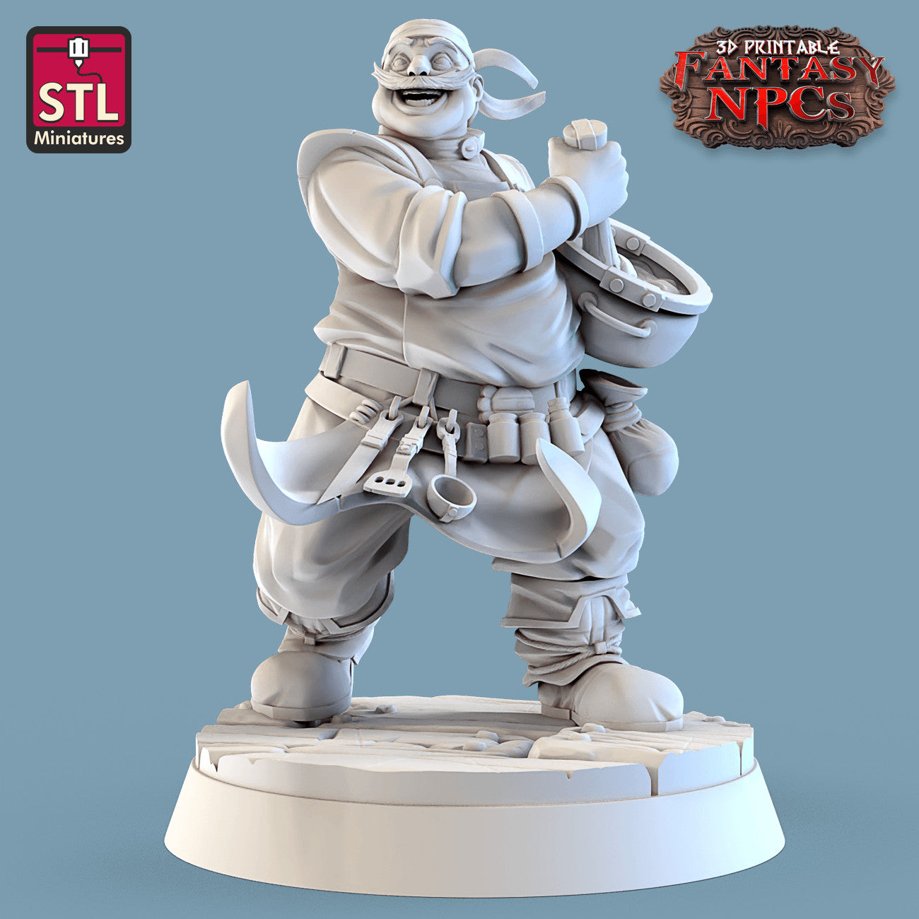 Chef figure miniature