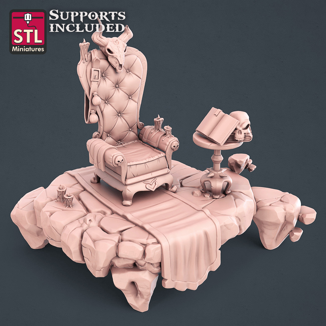 Witch pumpkin miniature terrain piece