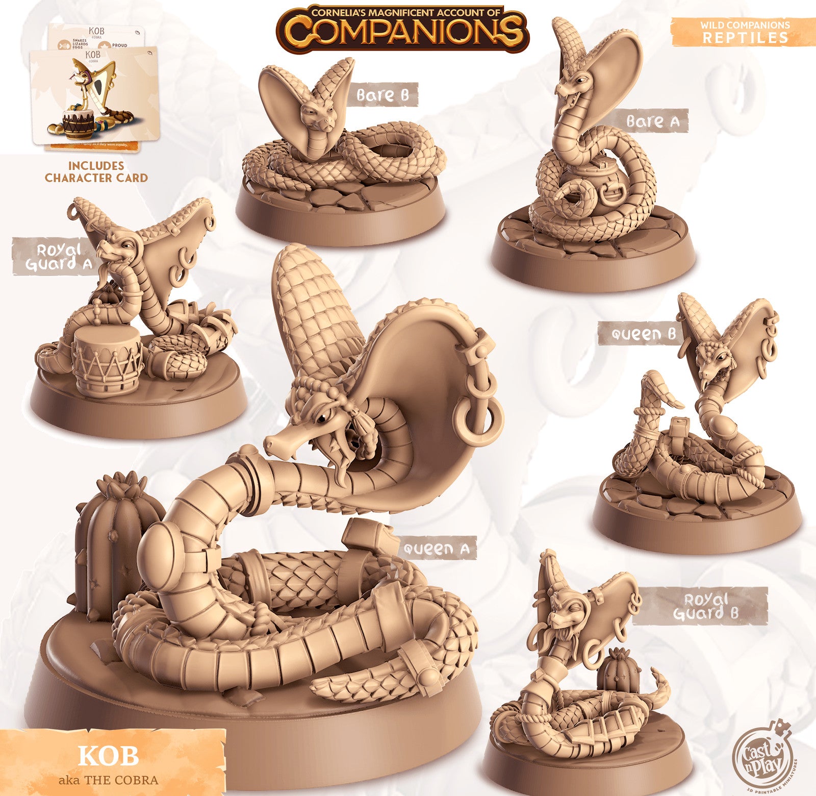 Kob Cobra Companion miniature