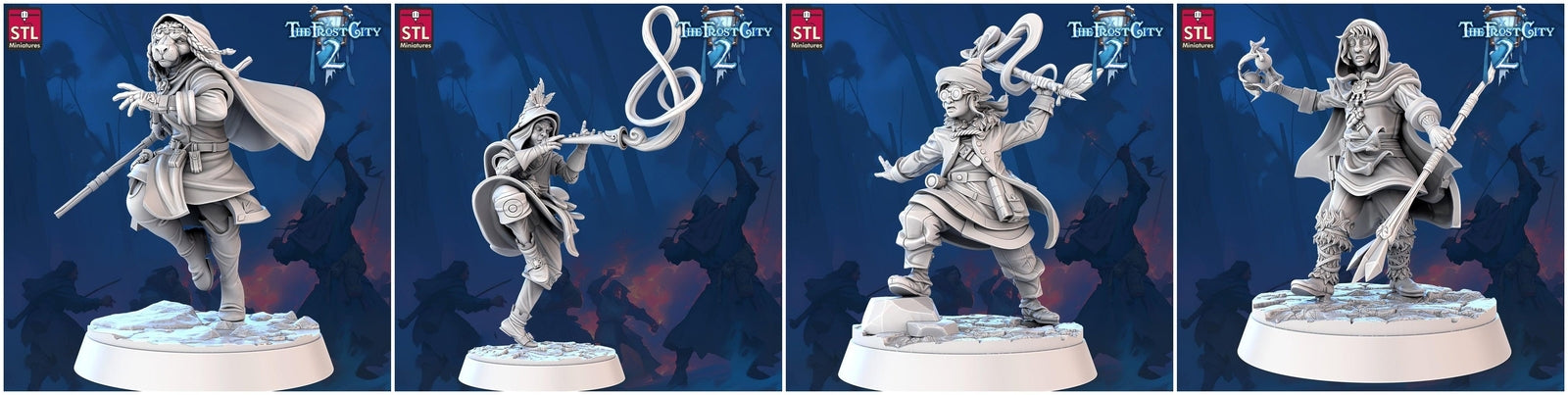 Frost City Apprentices 2 28mm resin miniature set
