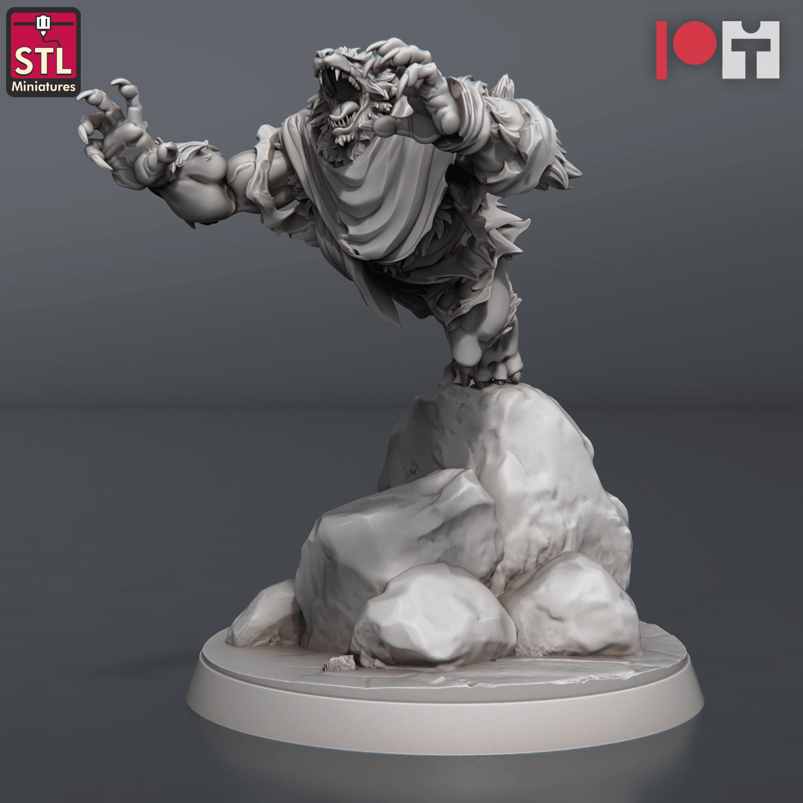 Werewolf miniatures C and D