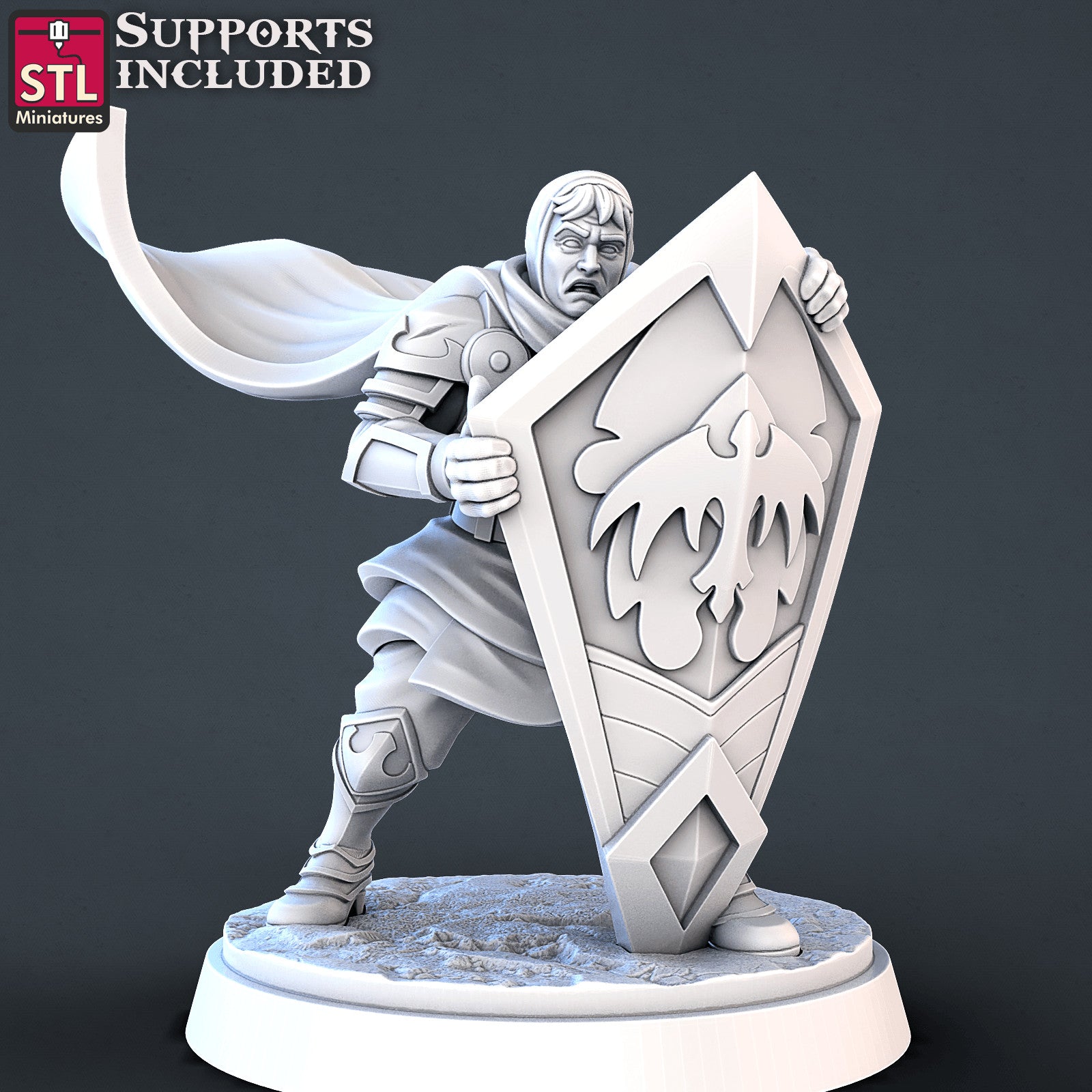 Venger and Dungeon Master miniatures