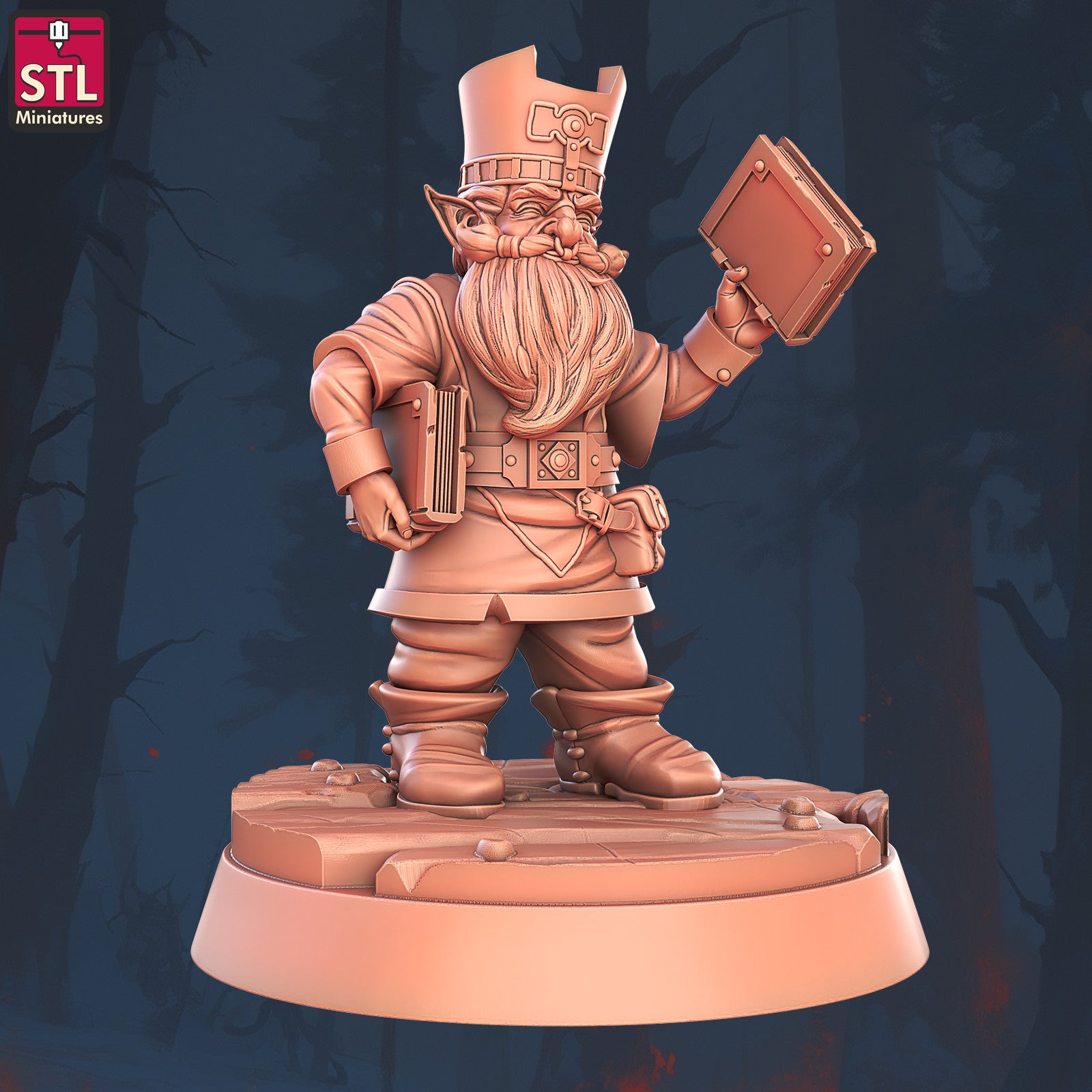 Small bookshelf and table 28mm scenery